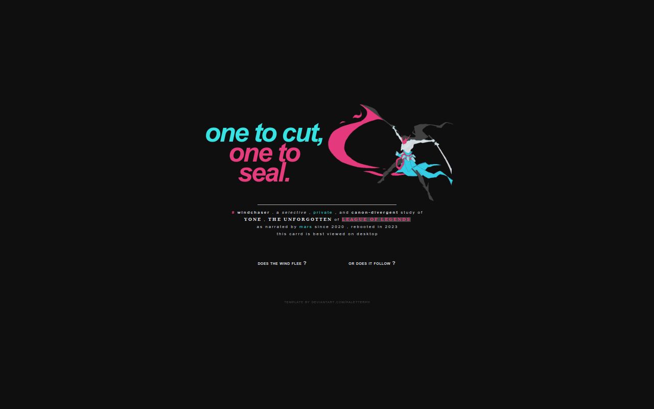 fight because you don't know how to die quietly . / windchaser